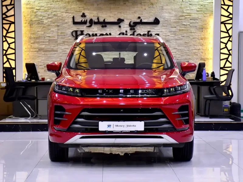 2024 Exeed LX Comfort 4 Cylinders Petrol Engine Red Tan Crossover GCC Specs Automatic