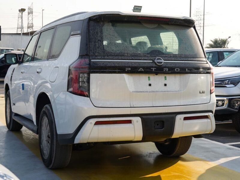 2026 Nissan Patrol LE T2 3.5-liter V6 twin-turbocharged Petrol Engine White Beige SUV GCC Specs