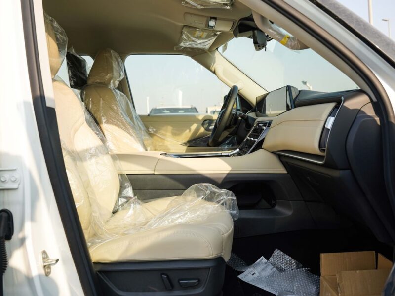 2026 Nissan Patrol LE T2 3.5-liter V6 twin-turbocharged Petrol Engine White Beige SUV GCC Specs