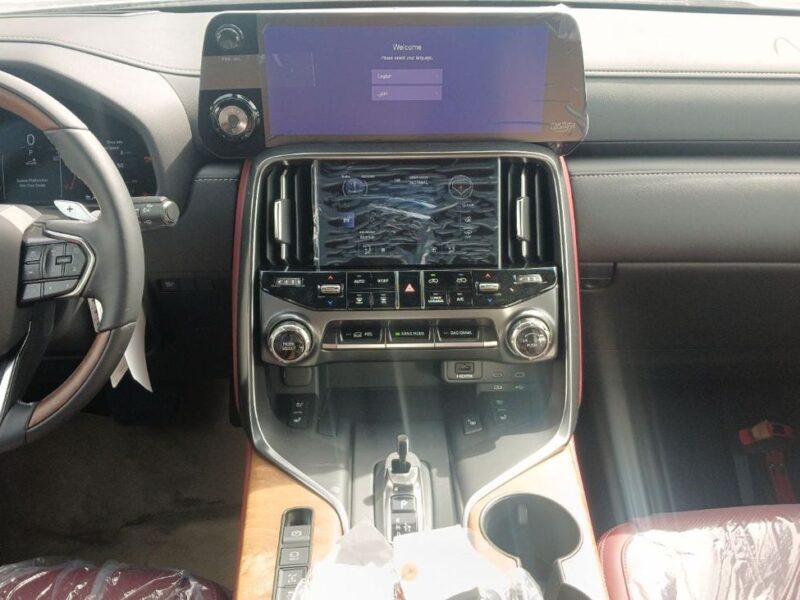 2026 Lexus LX 700h SIGNATURE 3.5 Litres 6 Cylinders Hybrid Engine Black Red SUV GCC Specs Automatic