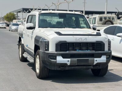 2026 Kia Tasman EX 2.5 Litres 4 Cylinders Petrol Engine White Black Pickup Truck GCC Specs