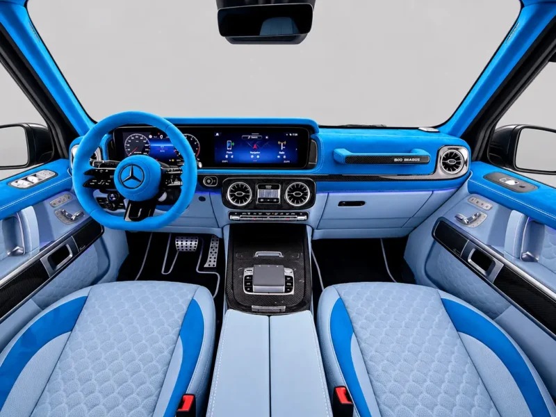 2025 Mercedes-Benz G-Class G 63 AMG 4.0L V8 Biturbo Petrol Engine Blue SUV Japanese Specs