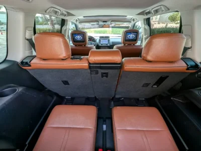 2016 Toyota Prado VXR 2.7 Litres 4 Cylinders Petrol Engine Silver Beige SUV GCC Specs Excellent Condition