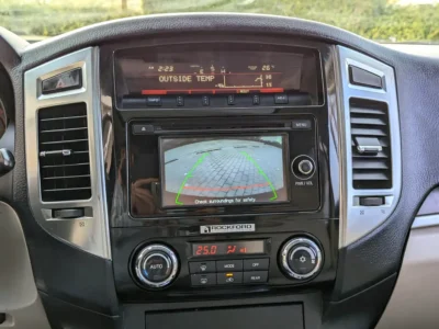 2016 Mitsubishi Pajero GLS Top Line 3.5 Litres 6 Cylinders Petrol Engine Black Beige SUV GCC Specs