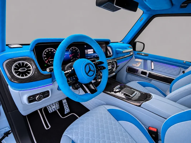2025 Mercedes-Benz G-Class G 63 AMG 4.0L V8 Biturbo Petrol Engine Blue SUV Japanese Specs