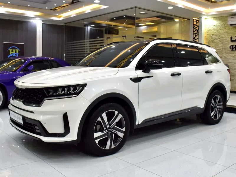 2023 Kia Sorento DLX 6 Cylinders Petrol Engine White Beige SUV GCC Specs Automatic