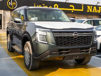 2026 Nissan Patrol LE T2 3.5-liter V6 twin-turbocharged Petrol Engine Green Beige SUV GCC Specs