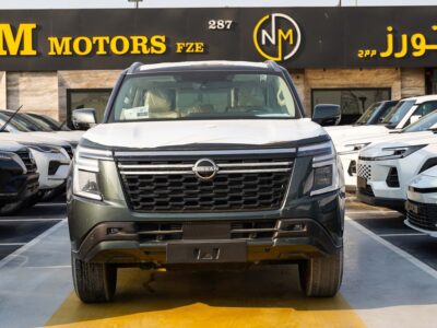 2026 Nissan Patrol LE T2 3.5-liter V6 twin-turbocharged Petrol Engine Green Beige SUV GCC Specs