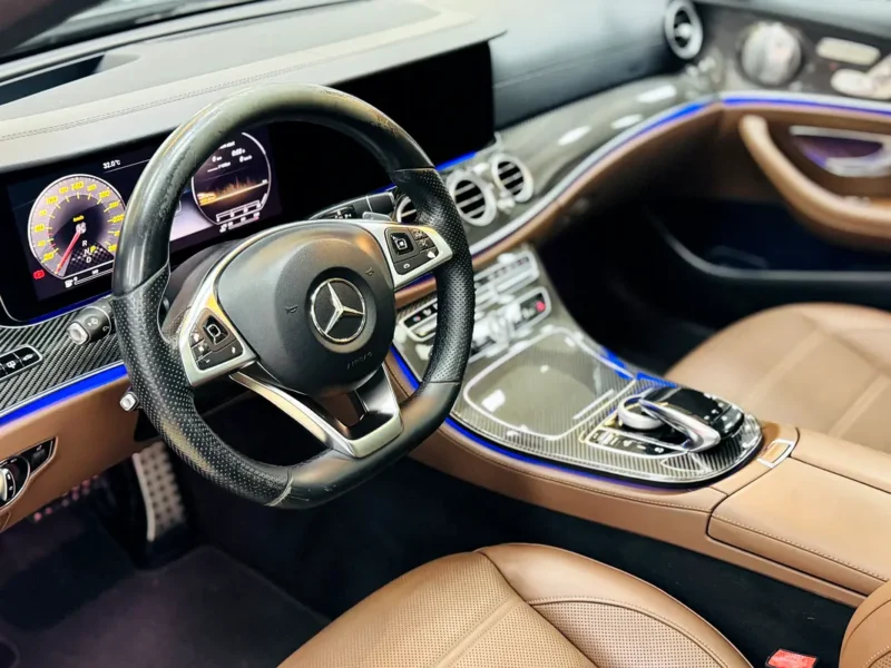 2017 Mercedes-Benz E-Class E 43 AMG 6 Cylinders Petrol Engine Black Brown Sedan GCC Specs