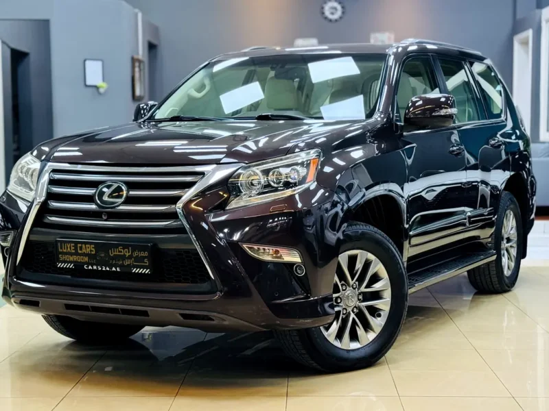 2014 Lexus GX-Series GX 460 Platinum 4.6 Litres V8 Petrol Engine Brown White SUV GCC Specs