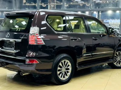 2014 Lexus GX-Series GX 460 Platinum 4.6 Litres V8 Petrol Engine Brown White SUV GCC Specs
