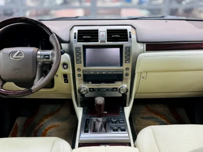 2014 Lexus GX-Series GX 460 Platinum 4.6 Litres V8 Petrol Engine Brown White SUV GCC Specs