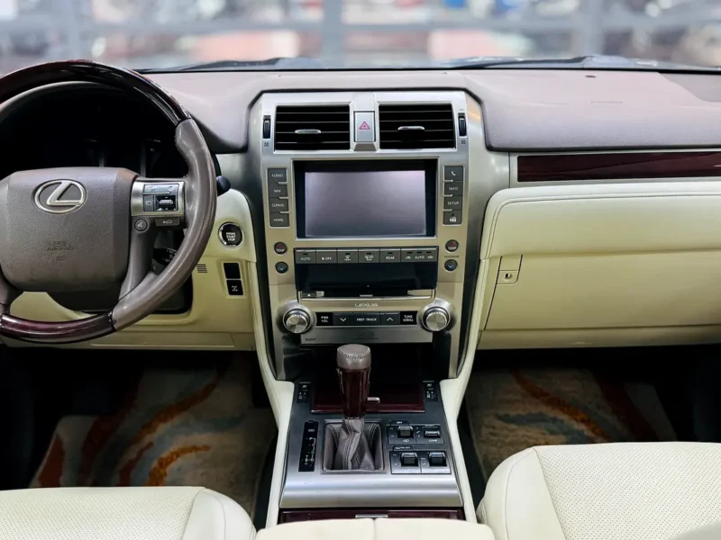 2014 Lexus GX-Series GX 460 Platinum 4.6 Litres V8 Petrol Engine Brown White SUV GCC Specs