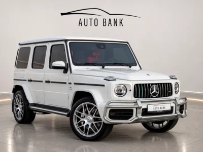 2021 Mercedes-Benz G-Class G 63 AMG 4.0L V8 Biturbo Petrol Engine White Red SUV Japanese Specs
