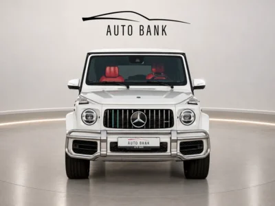 2021 Mercedes-Benz G-Class G 63 AMG 4.0L V8 Biturbo Petrol Engine White Red SUV Japanese Specs