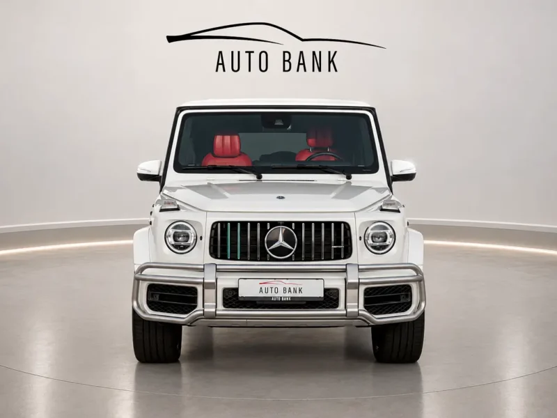 2021 Mercedes-Benz G-Class G 63 AMG 4.0L V8 Biturbo Petrol Engine White Red SUV Japanese Specs