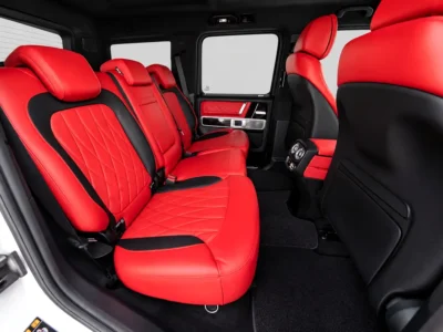 2021 Mercedes-Benz G-Class G 63 AMG 4.0L V8 Biturbo Petrol Engine White Red SUV Japanese Specs