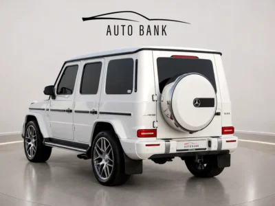 2021 Mercedes-Benz G-Class G 63 AMG 4.0L V8 Biturbo Petrol Engine White Red SUV Japanese Specs