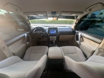 2021 Toyota Prado EXR 4.0 Litres 6 Cylinders Petrol Engine White Beige SUV GCC Specs