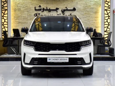 2023 Kia Sorento DLX 6 Cylinders Petrol Engine White Beige SUV GCC Specs Automatic