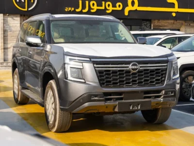 2026 Nissan Patrol LE T2 3.5-liter V6 twin-turbocharged Petrol Engine Grey Beige SUV GCC Specs