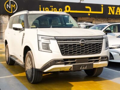 2026 Nissan Patrol LE T2 3.5-liter V6 twin-turbocharged Petrol Engine White Beige SUV GCC Specs