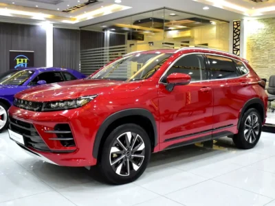 2024 Exeed LX Comfort 4 Cylinders Petrol Engine Red Tan Crossover GCC Specs Automatic