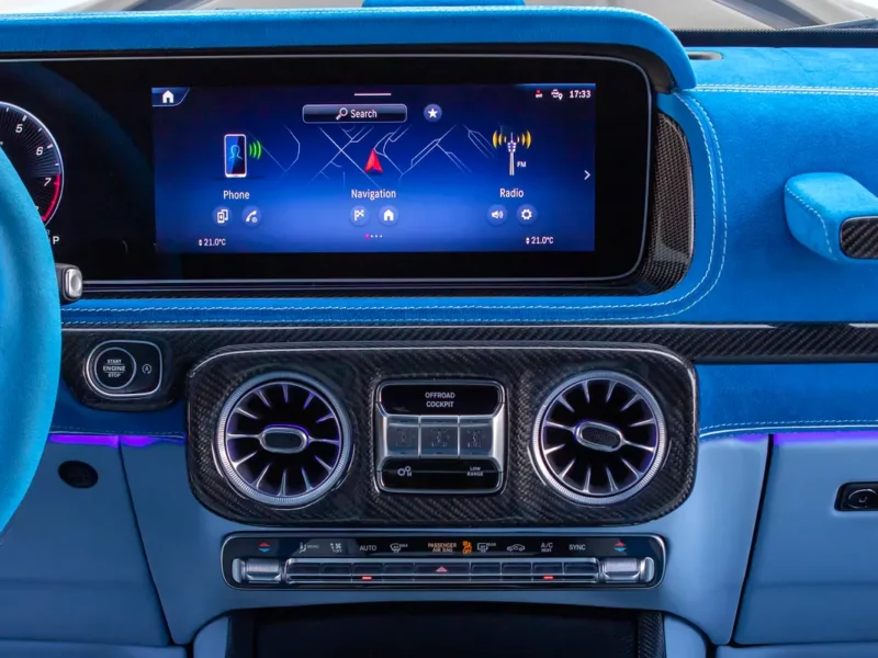 2025 Mercedes-Benz G-Class G 63 AMG 4.0L V8 Biturbo Petrol Engine Blue SUV Japanese Specs