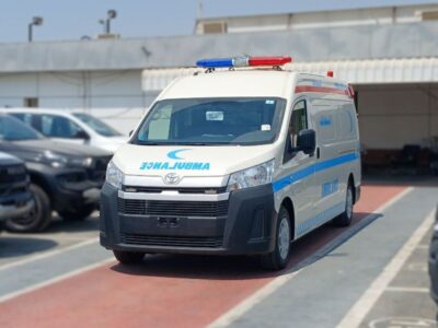 2026 Toyota Hiace GL 3.5 Litres 6 Cylinders Petrol Engine White Blue Ambulance Van GCC Specs