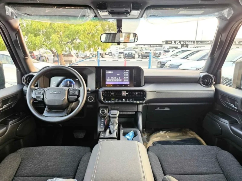 2027 Toyota Prado TURBO ALL ROUNDER 2.4 Litres PETROL V4 Engine Black Grey SUV GCC Specs