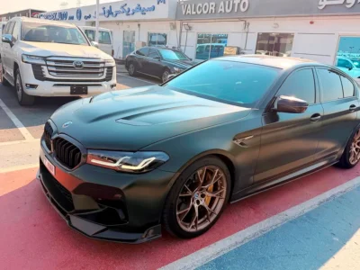 2022 BMW M5 CS 8 Cylinders Petrol Engine Green Black High-Performance Super Sedan Automatic