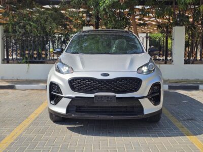 2022 Kia Sportage Sport Version 2.5L 4 Cylinders Petrol Engine Silver Beige SUV American Specs