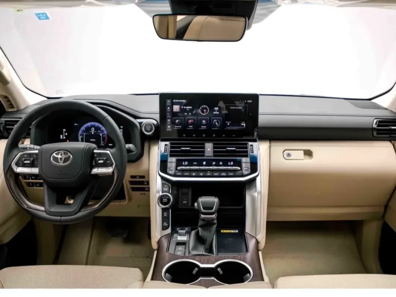 2026 Toyota Land Cruiser GXR 3.5L Twin Turbo 6 Cylinders Petrol Engine White Beige SUV GCC