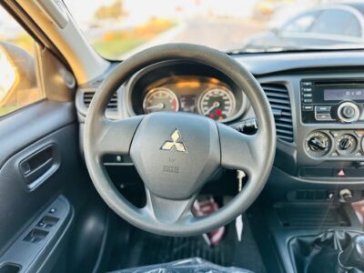 2019 Mitsubishi L200 GL 2.4 Litres 4 Cylinders Petrol Engine White Black Pickup Truck GCC