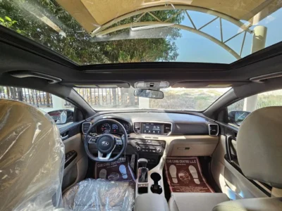 2022 Kia Sportage Sport Version 2.5L 4 Cylinders Petrol Engine Silver Beige SUV American Specs