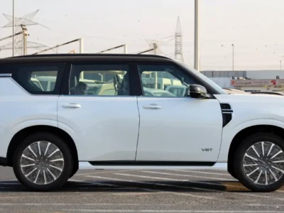 2026 Nissan Patrol LE Platinum City 3.5 Litres 6 Cylinders Petrol Engine White Red SUV Automatic