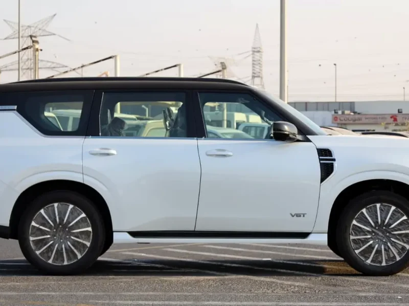 2026 Nissan Patrol LE Platinum City 3.5 Litres 6 Cylinders Petrol Engine White Red SUV Automatic