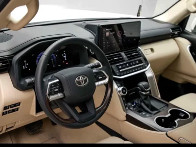 2026 Toyota Land Cruiser GXR 3.5L Twin Turbo 6 Cylinders Petrol Engine White Beige SUV GCC