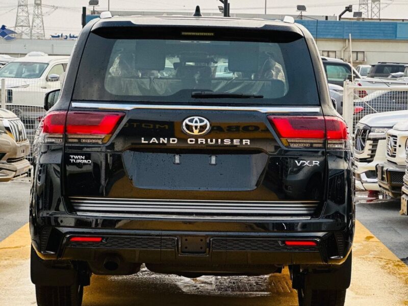 2026 Toyota Land Cruiser VXR 3.5L 6 Cylinders Petrol Engine Black Red SUV GCC Specs Automatic