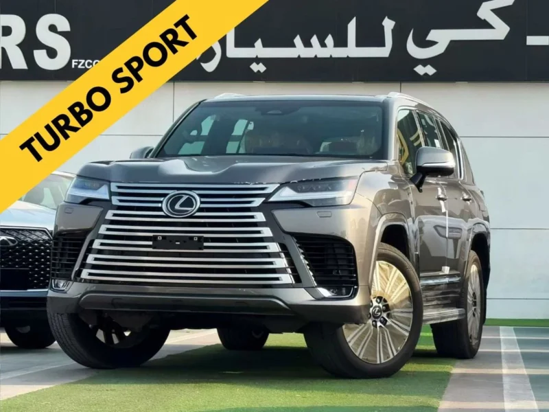 2025 Lexus LX600 SIGNATURE TURBO SPORT 3.5 Litres V6 PETROL Engine Grey Tan SUV GCC Specs