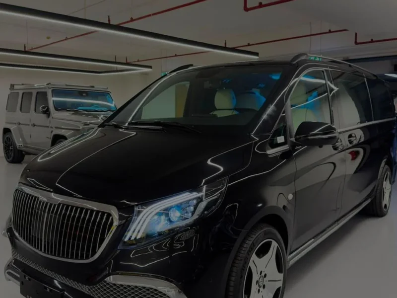 2024 Mercedes Benz Vito VIP 3.5 Litres 6 Cylinders Petrol Engine Black Beige Van American Specs