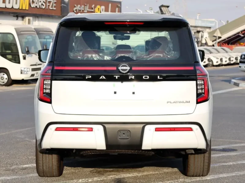 2026 Nissan Patrol LE Platinum City 3.5 Litres 6 Cylinders Petrol Engine White Red SUV Automatic