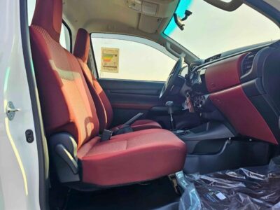 2025 Toyota Hilux GLX SINGLE CABIN 2.4L DIESEL M/T V4 Engine White Red Pickup Truck GCC