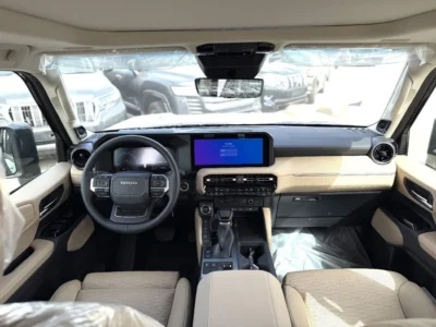 2026 Toyota Prado VXR LUXURY 2.4 Litres 4 Cylinders Petrol Engine Black Beige SUV GCC Specs
