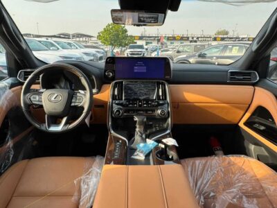 2025 Lexus LX600 SIGNATURE TURBO SPORT 3.5 Litres V6 PETROL Engine Grey Tan SUV GCC Specs