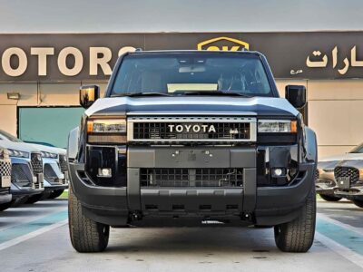 2027 Toyota Prado TURBO ALL ROUNDER 2.4 Litres PETROL V4 Engine Black Grey SUV GCC Specs