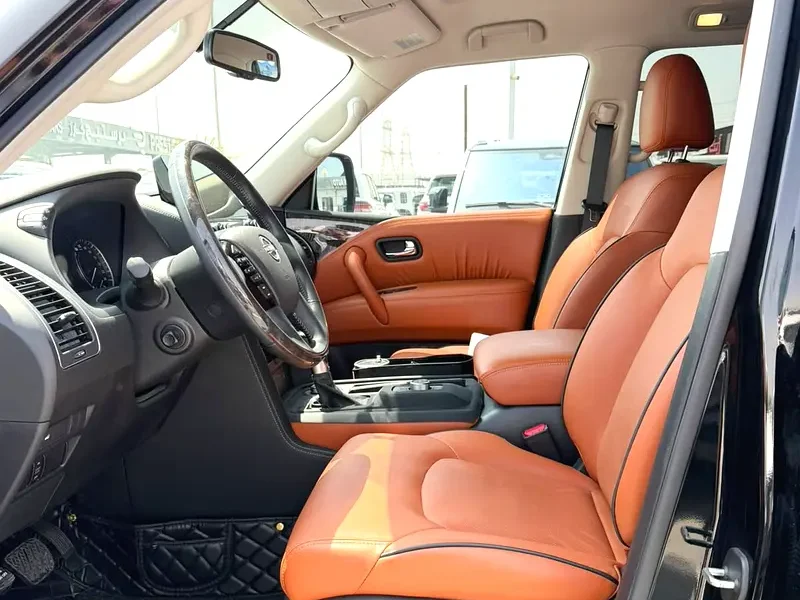 2024 Nissan Patrol LE 8 Cylinders Petrol Engine Black Tan SUV Japanese Specs Excellent Condition