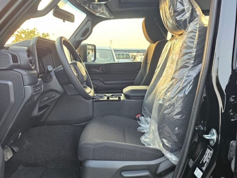 2027 Toyota Prado TURBO ALL ROUNDER 2.4 Litres PETROL V4 Engine Black Grey SUV GCC Specs
