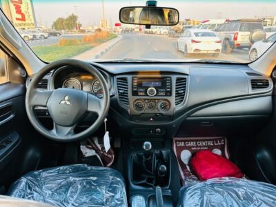 2019 Mitsubishi L200 GL 2.4 Litres 4 Cylinders Petrol Engine White Black Pickup Truck GCC