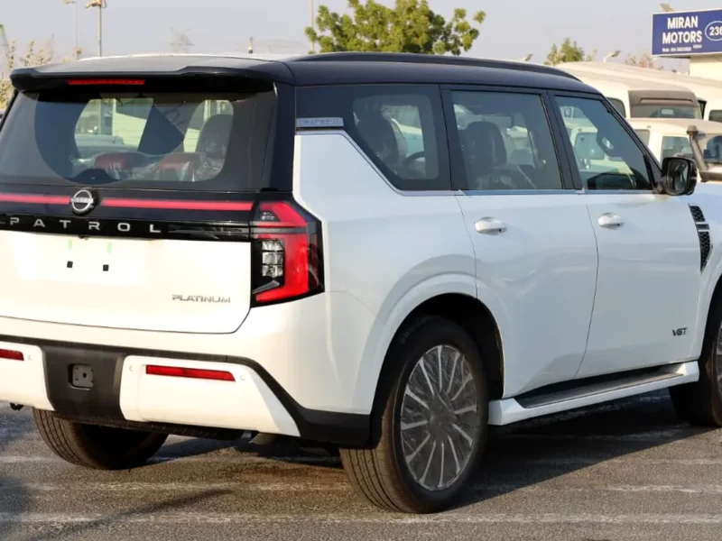 2026 Nissan Patrol LE Platinum City 3.5 Litres 6 Cylinders Petrol Engine White Red SUV Automatic
